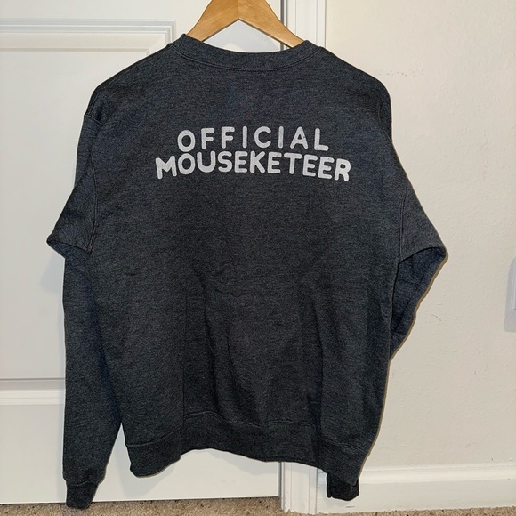 Official Mousketeer Disney Mickey Sweatshirt - Picture 2 of 4
